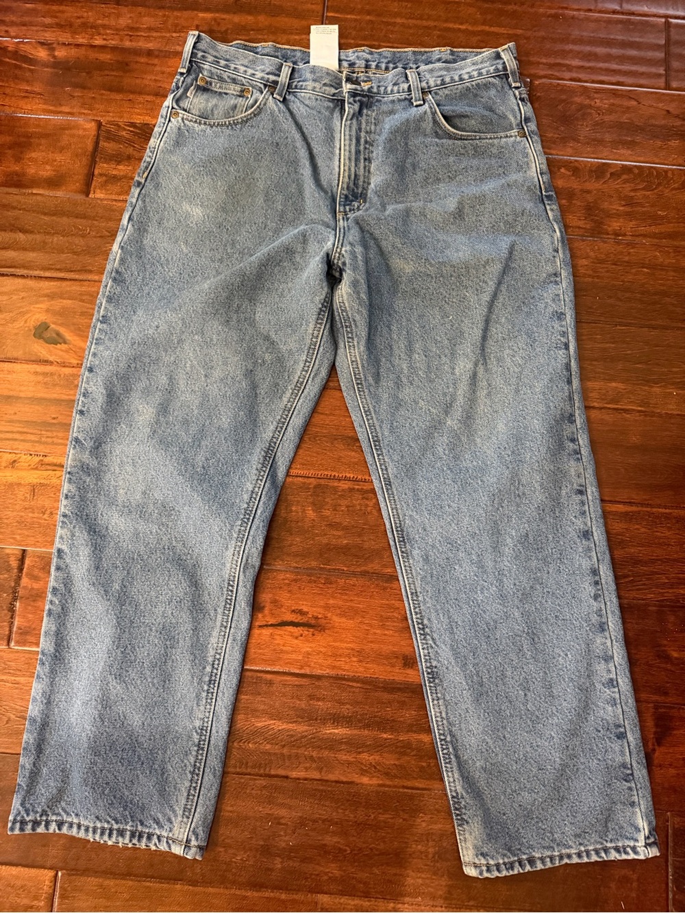 Carhartt B172 DST Men's Light Blue Denim Jeans